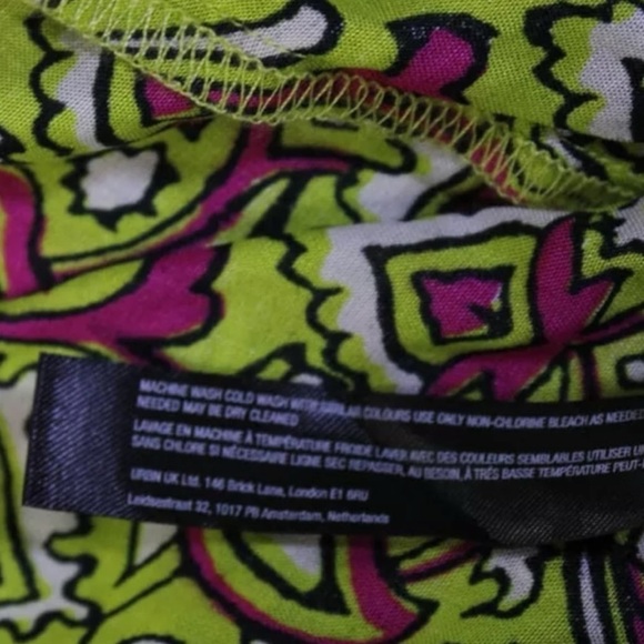 Anthropologie Green Paisley Maxi Dress Boho Flounce Lounge Beach Vacation S NWT - Picture 14 of 16